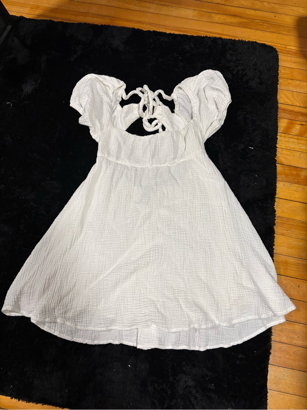 Princess Polly White Dress with Tie Back